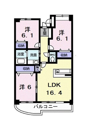 セレーノカーサIの物件間取画像